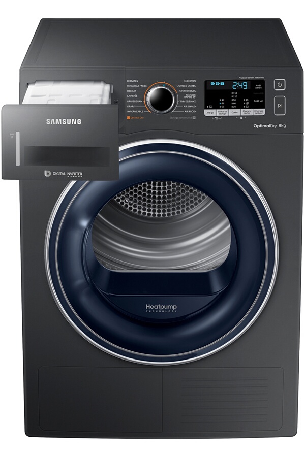 Sèche linge Samsung DV80M52103 METAL GREY (4314867) Darty