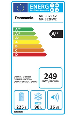 Panasonic NR-B32FW2-WE