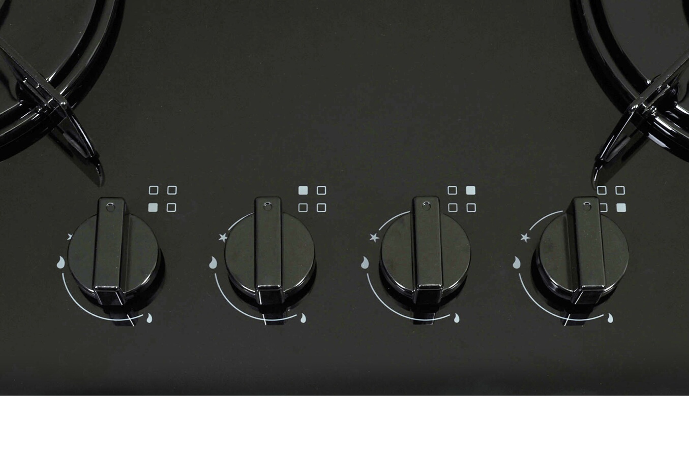 Plaque gaz Candy PV 640 SN NOIR PV640SN (2659107) Darty