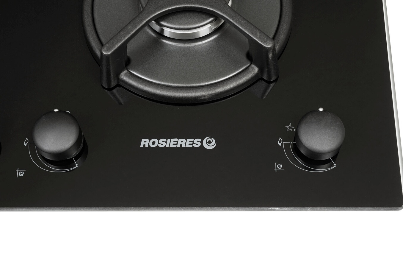 Plaque gaz Rosieres RTV 640 FPN PERLE NOIR RTV640FPN (2072475) Darty