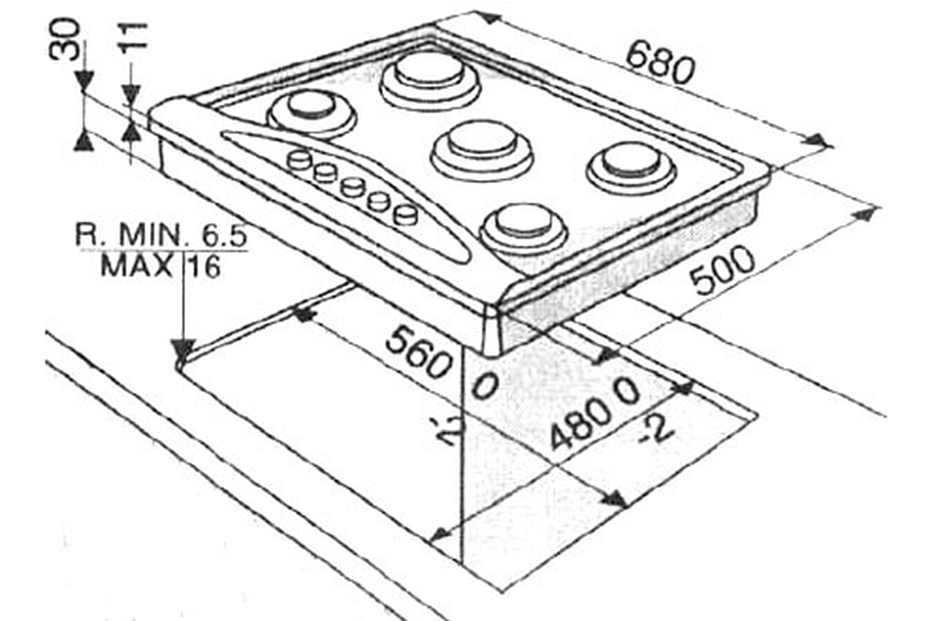 Plaque gaz Whirlpool AKM 394 IR INOX AKM394IR (2518651) Darty