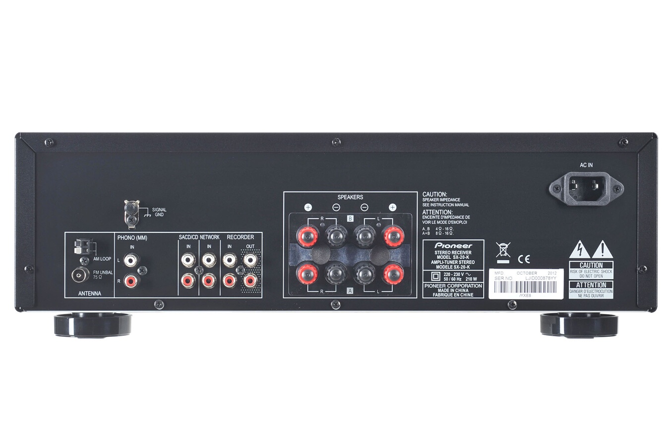 Amplificateur Pioneer SX20 K NOIR (3691659) | Darty