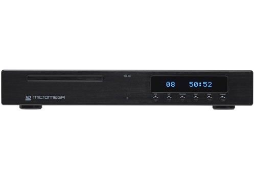 Lecteur CD Micromega CD-10 Noir - Châssis ultra-rigide, façade aluminium, convertisseurs haut de gamme, châssis anti-vibrations, facteur de suréchantillonnage 8x et conversion numérique-analogique multibits