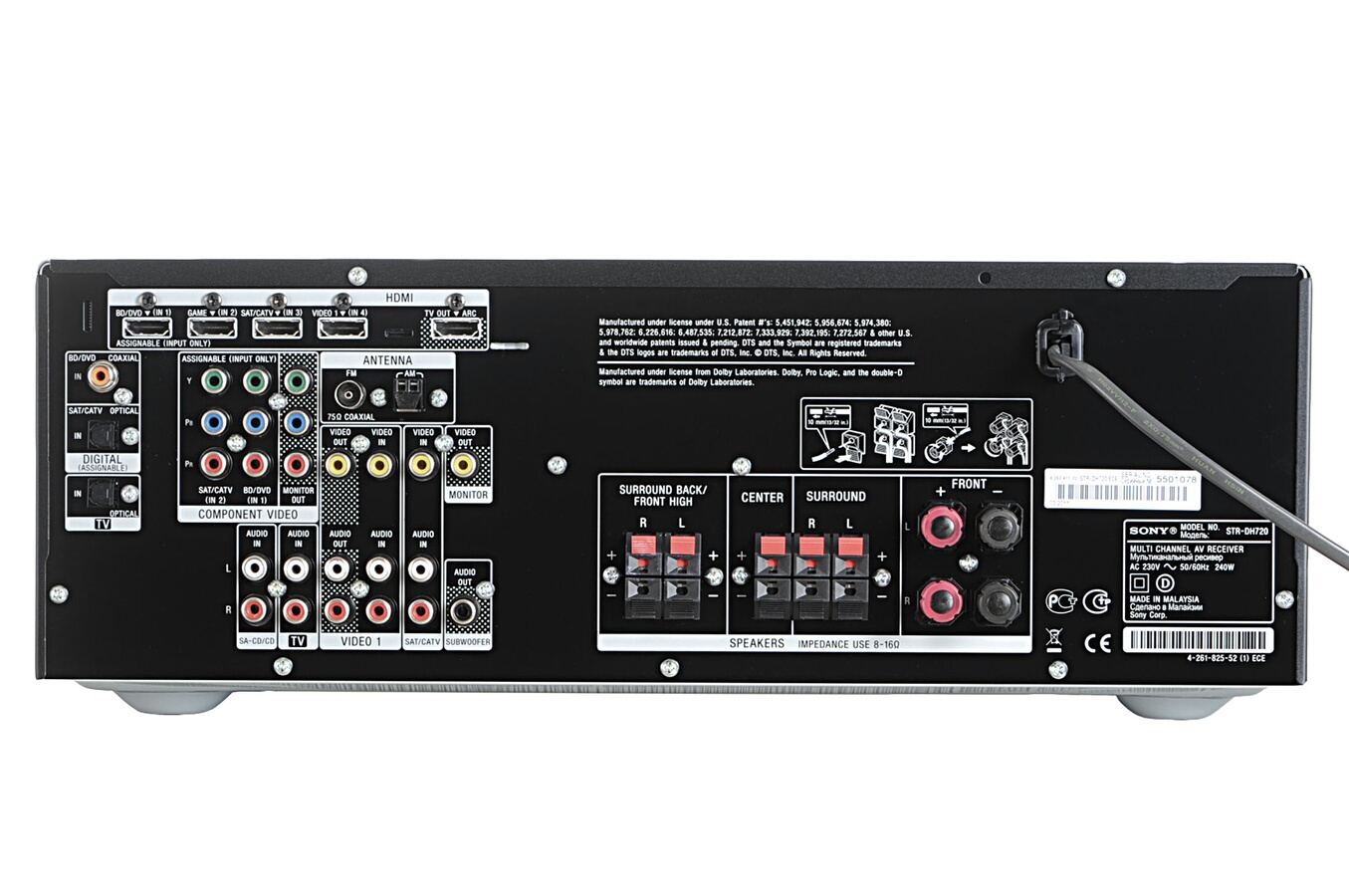Ampli Home Cinéma Sony STRDH720 STRDH720 (3459349) Darty