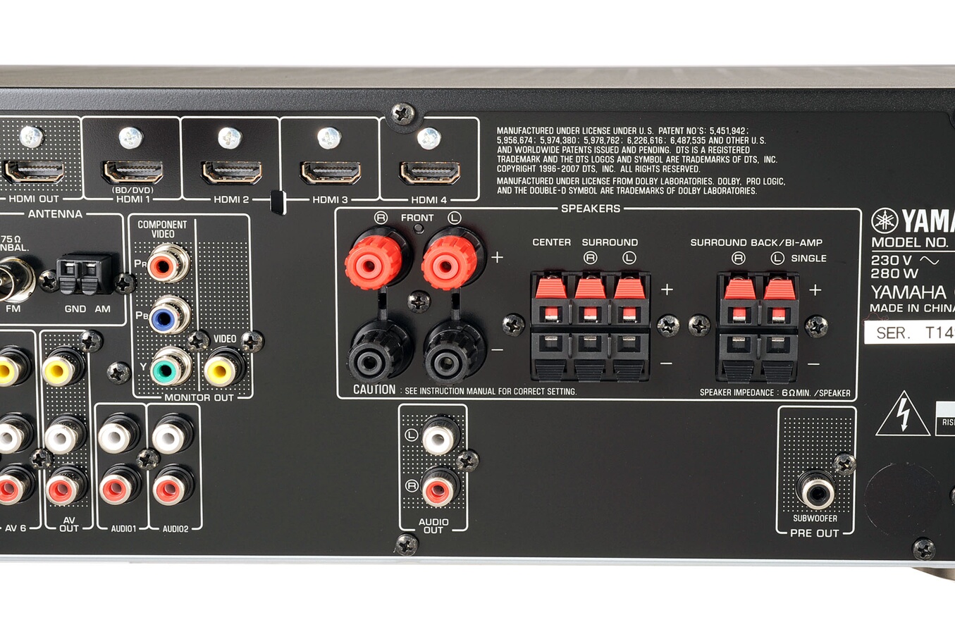 Ampli Home Cinéma Yamaha RXV565 NOIR RXV565 (3024024) Darty