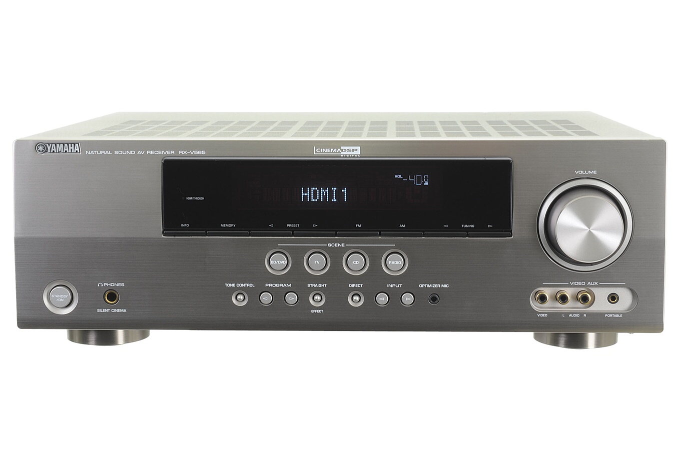 Ampli Home Cinéma Yamaha RXV565 SILVER RXV565 (3024059) Darty
