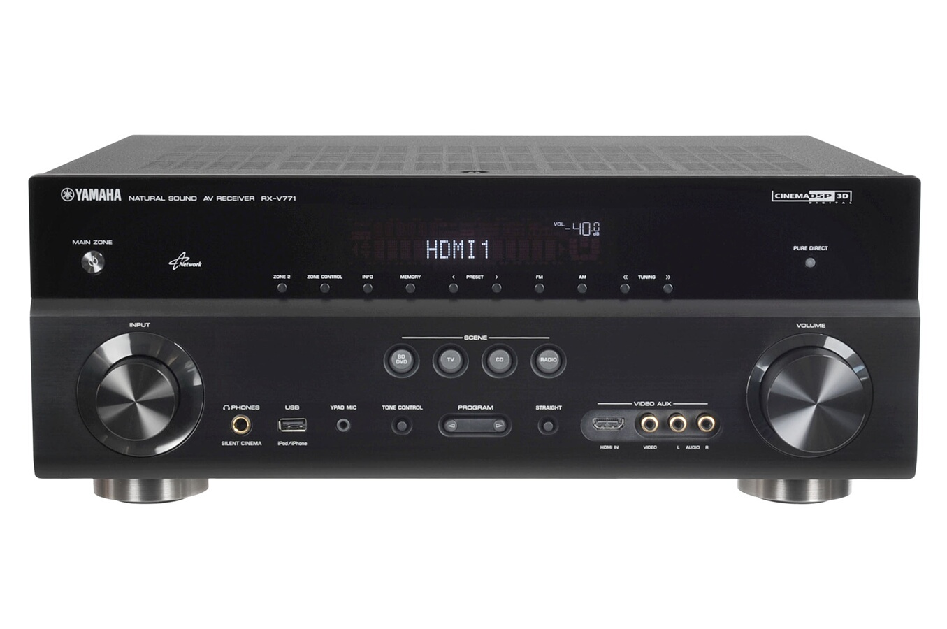 Ampli Home Cinéma Yamaha RXV771 BL NOIR (3505324) Darty