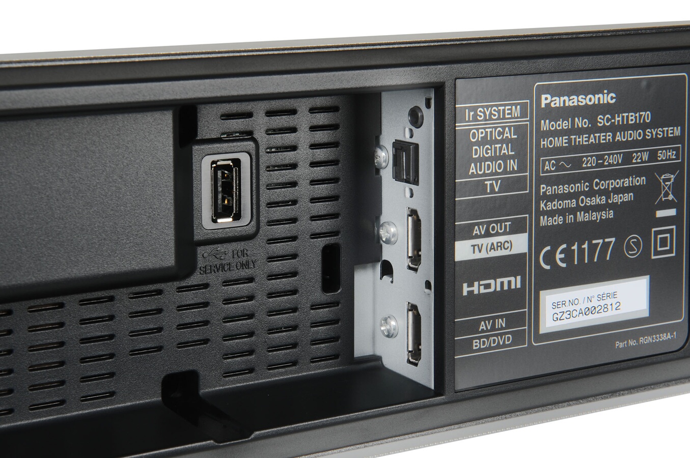 Barre de son Panasonic SCHTB170 SILVER (3732231) Darty