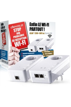 Réseau par courant porteur DLAN1200+WIFI STARTER Devolo