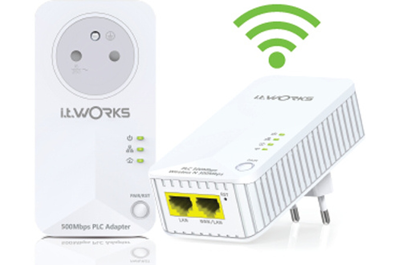 Réseau par courant porteur It Works KIT CPL WIFI 500 MBPS (4216652) Darty