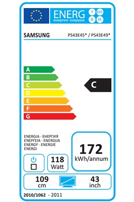 Samsung PS43E490/3D