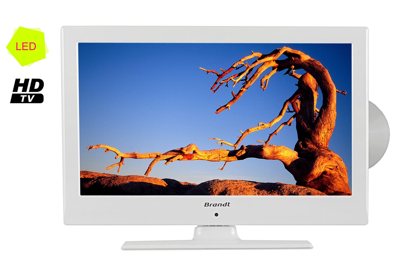 TV LED Brandt B1925WHD LED/DVD BLANC B1925WHD (1360710) | Darty