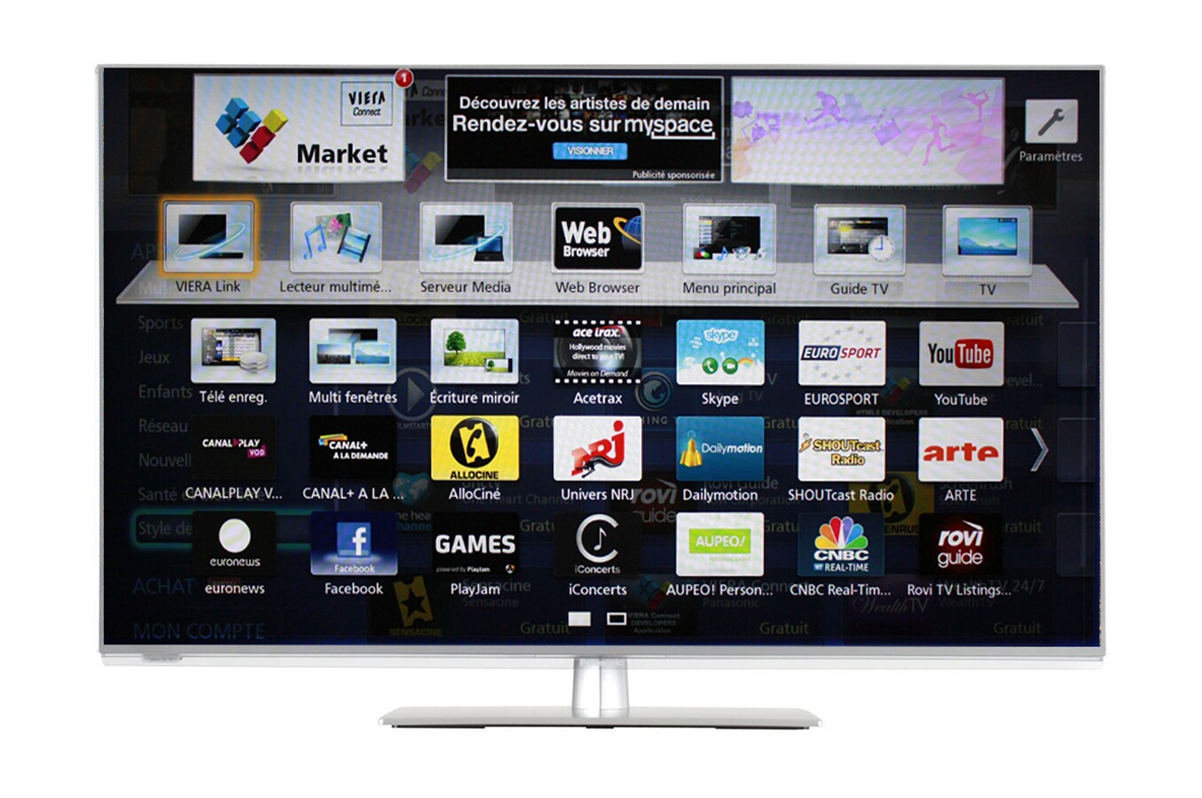 TV LED Panasonic TXL42E6E LED ARGENT TXL42E6E (8841098) Darty