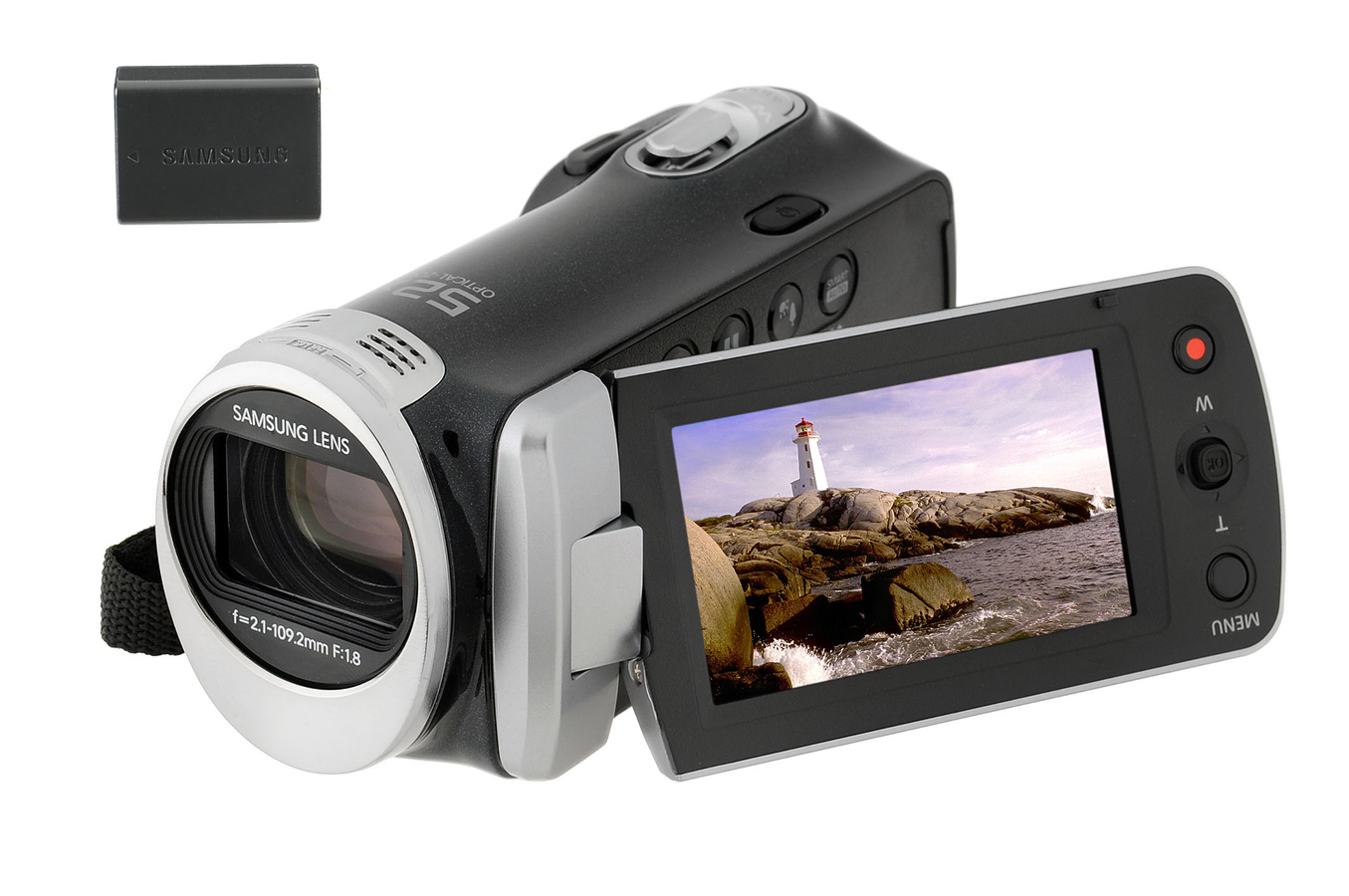 Caméscope numérique Samsung HMX F90 + 2 EME BATTERIE (3714489)