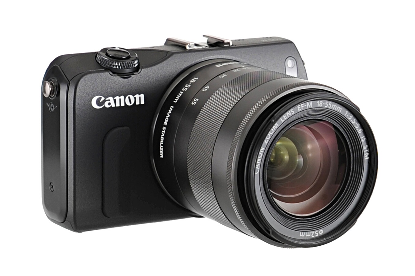 Appareil photo hybride Canon EOS M NOIR + 1855 MM + FLASH 90EX EOS M