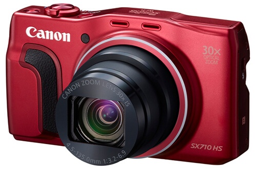 CANON - PowerShot SX710 HS - rouge - Appareil photo numérique