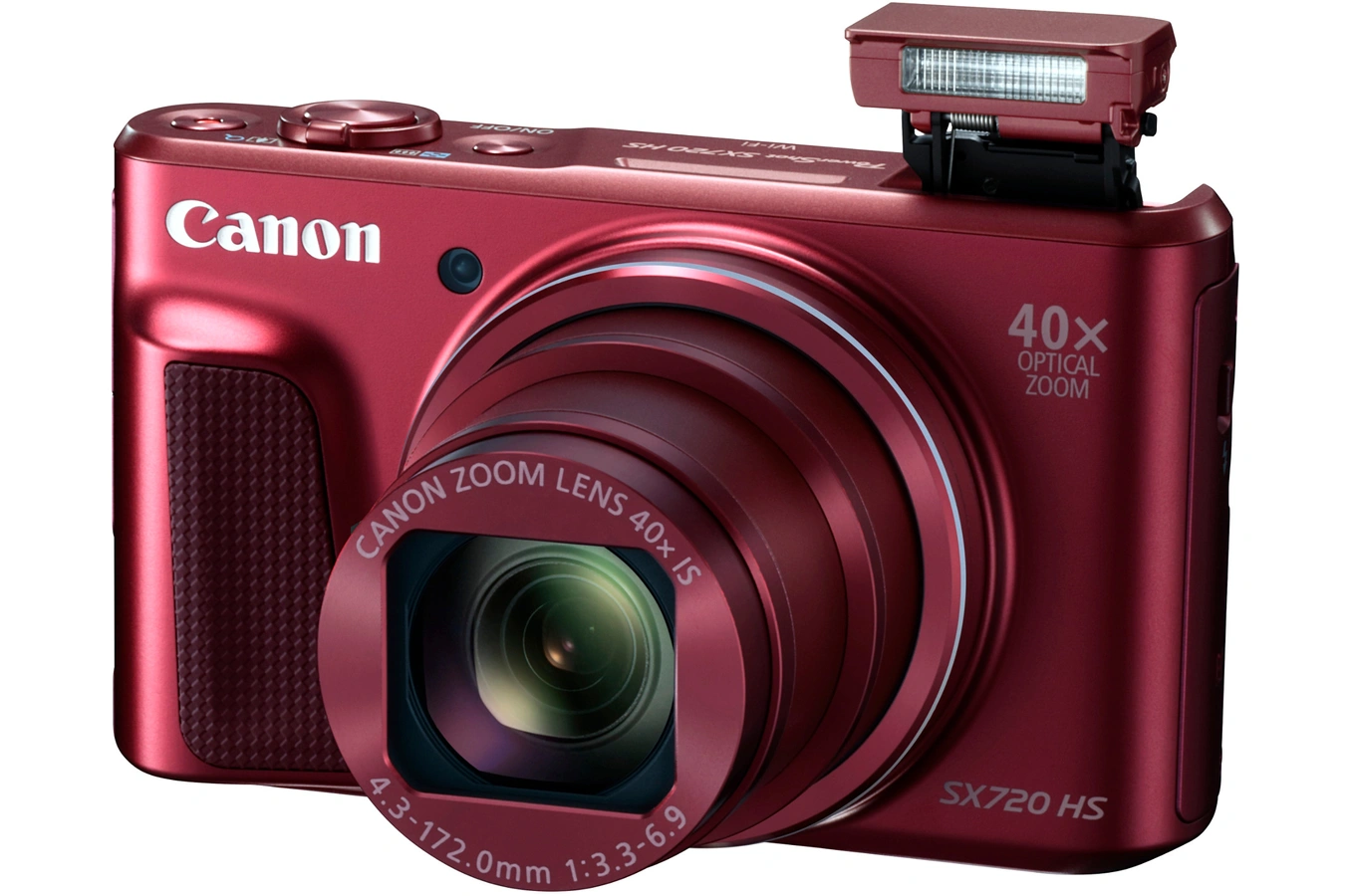Appareil photo compact Canon POWERSHOT SX720 HS ROUGE (4210166) Darty