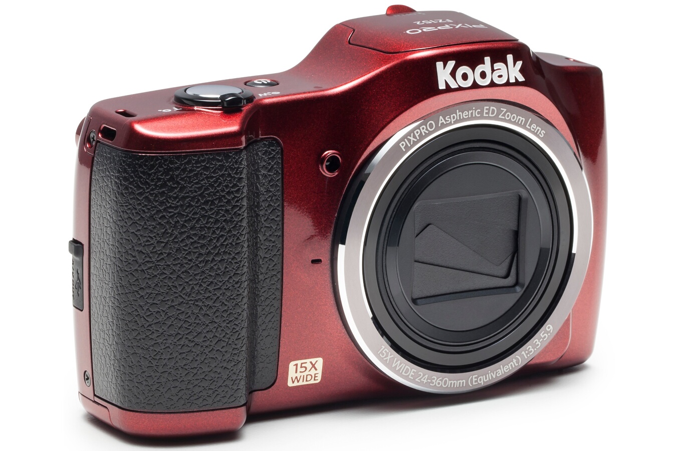 Appareil photo compact Kodak PIXPRO FZ152 ROUGE (4330412) Darty