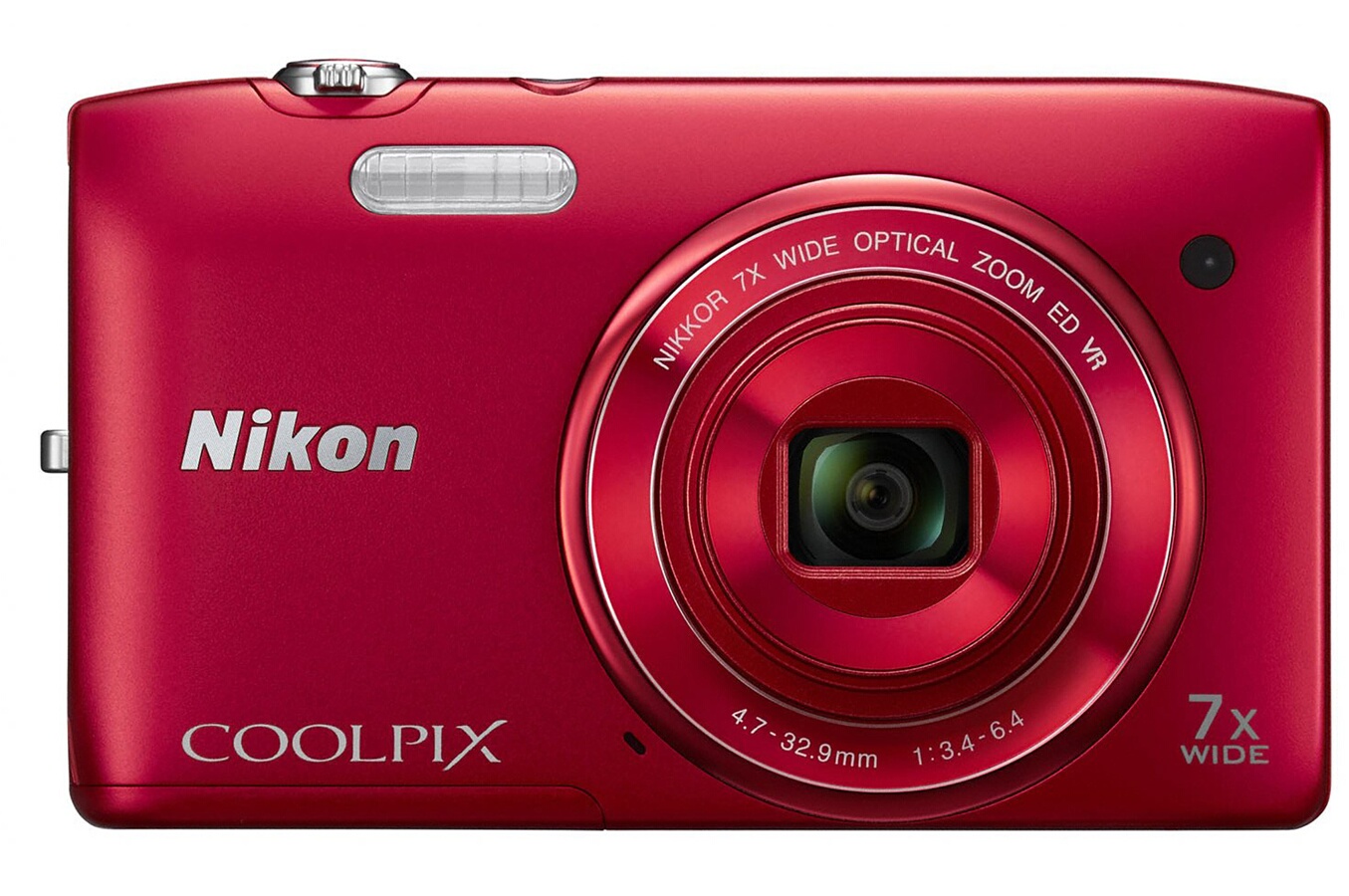Appareil photo compact Nikon COOLPIX S3500 ROUGE (3723496) Darty