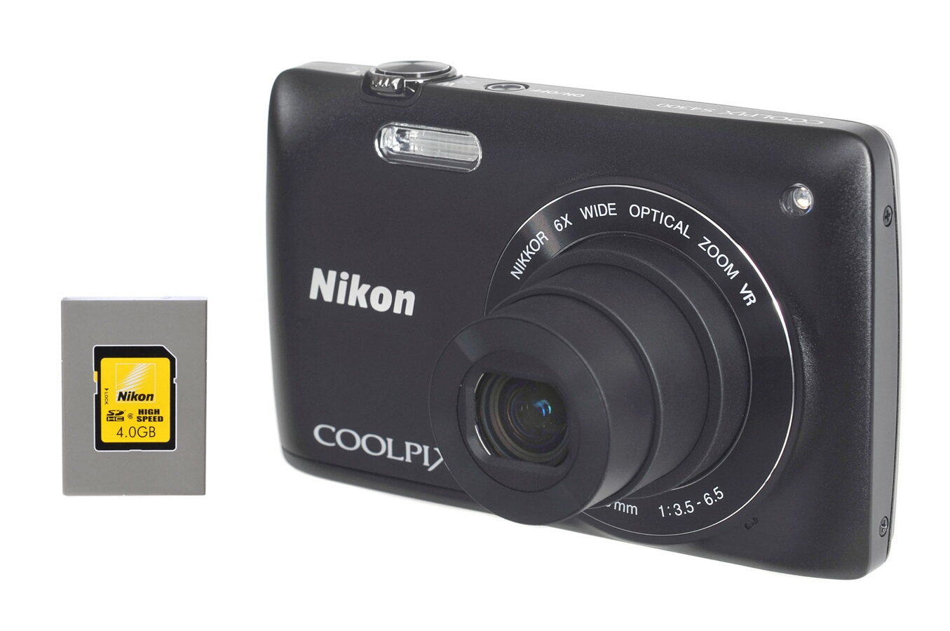 Appareil photo compact Nikon COOLPIX S4300 NOIR ENVOUTANT+4GO (3583406