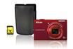 Nikon COOLPIX S6200 ROUGE+ETUI+CARTE