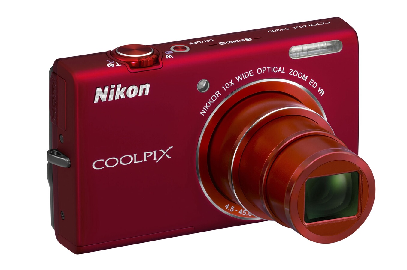 Appareil photo compact Nikon COOLPIX S6200 ROUGE (1312650) Darty