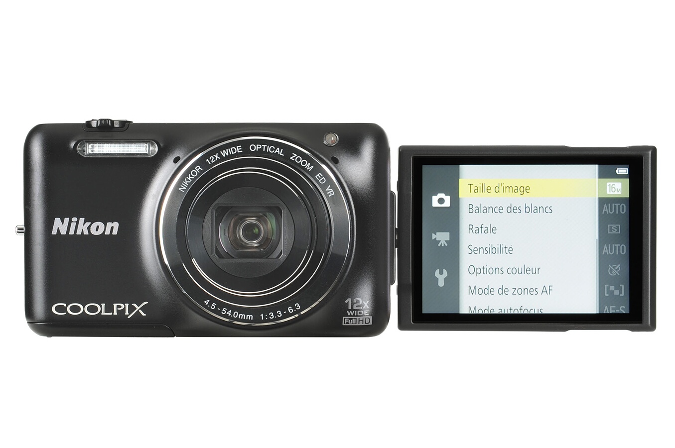 Appareil photo compact Nikon COOLPIX S6600 NOIR (1390651) Darty