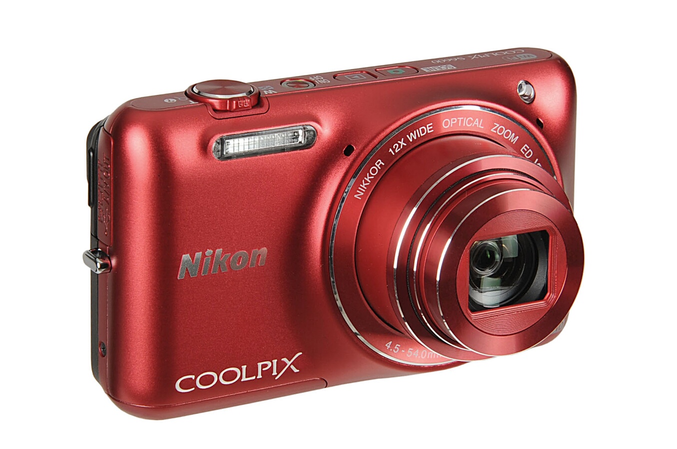 Appareil photo compact Nikon COOLPIX S6600 ROUGE (1390414) Darty