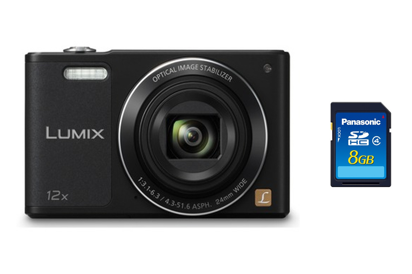 Appareil photo compact Panasonic LUMIX DMC SZ10+8Go (4084179)