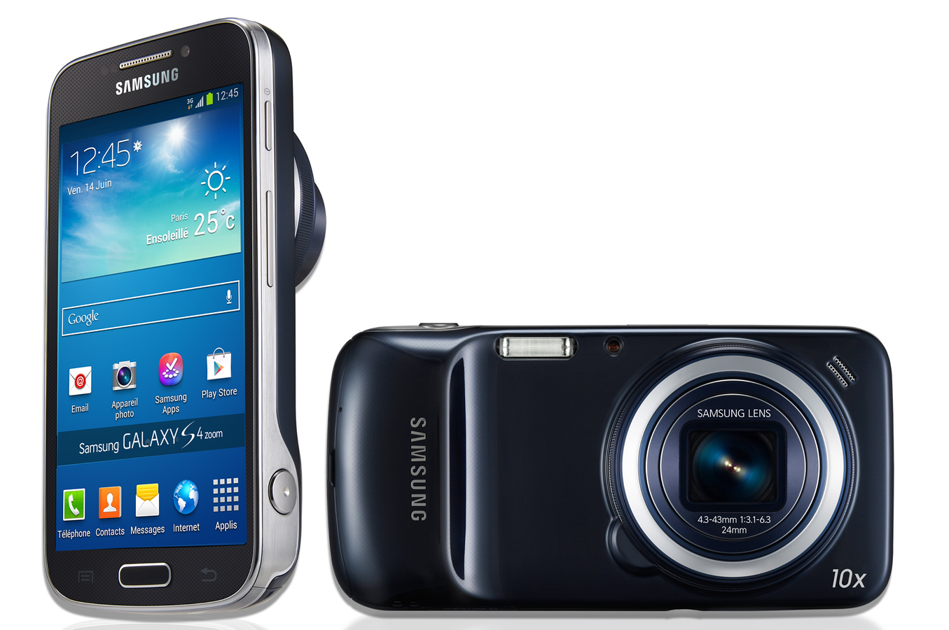 Samsung Galaxy S4 Zoom Noir GALAXY S4 ZOOM NOIR (3774023) | Darty