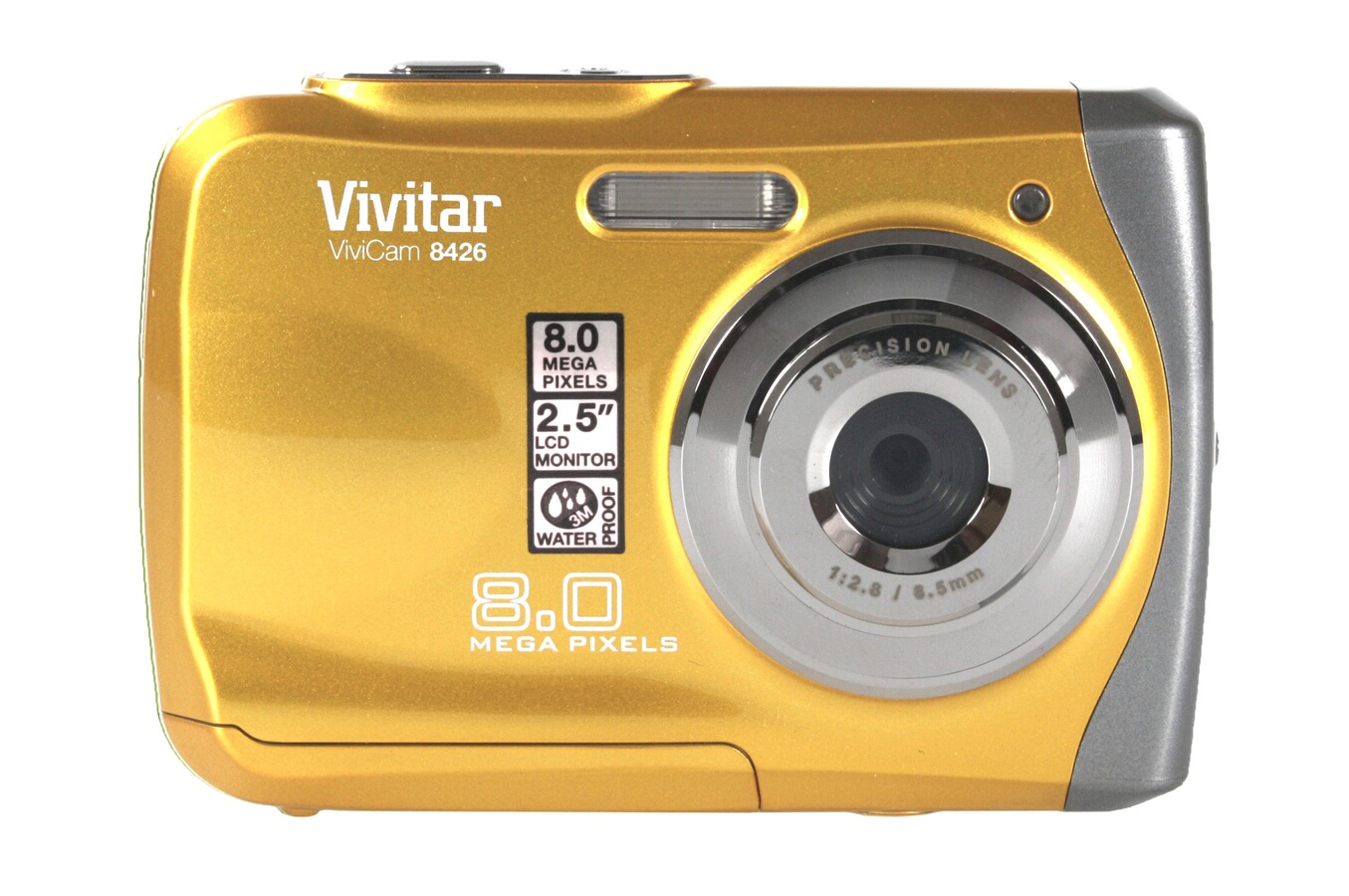 Appareil photo compact Vivitar V8426 JAUNE ETANCHE (3625826) Darty