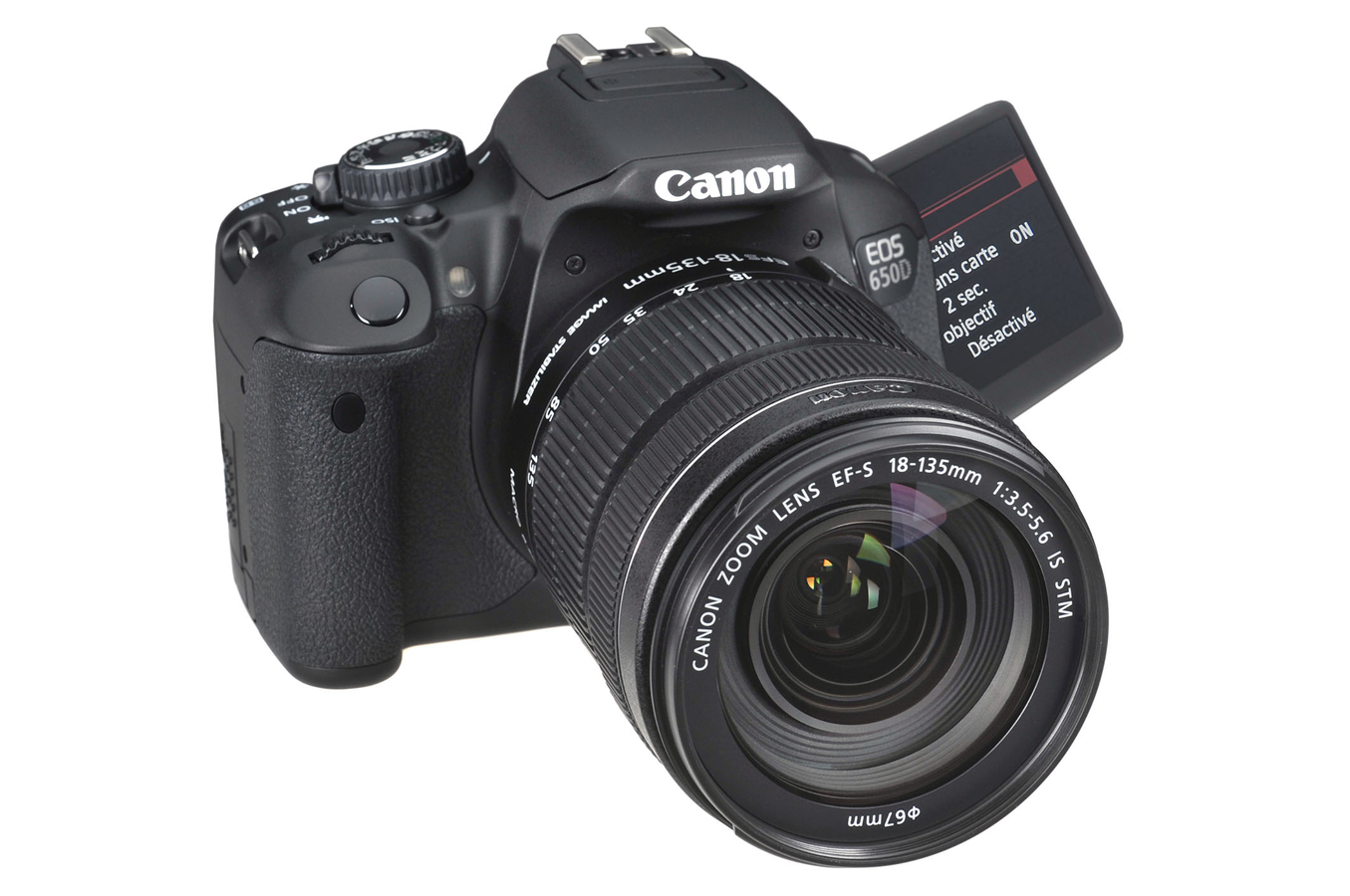 Reflex Canon EOS 650D+18 135 IS (3622649) | Darty