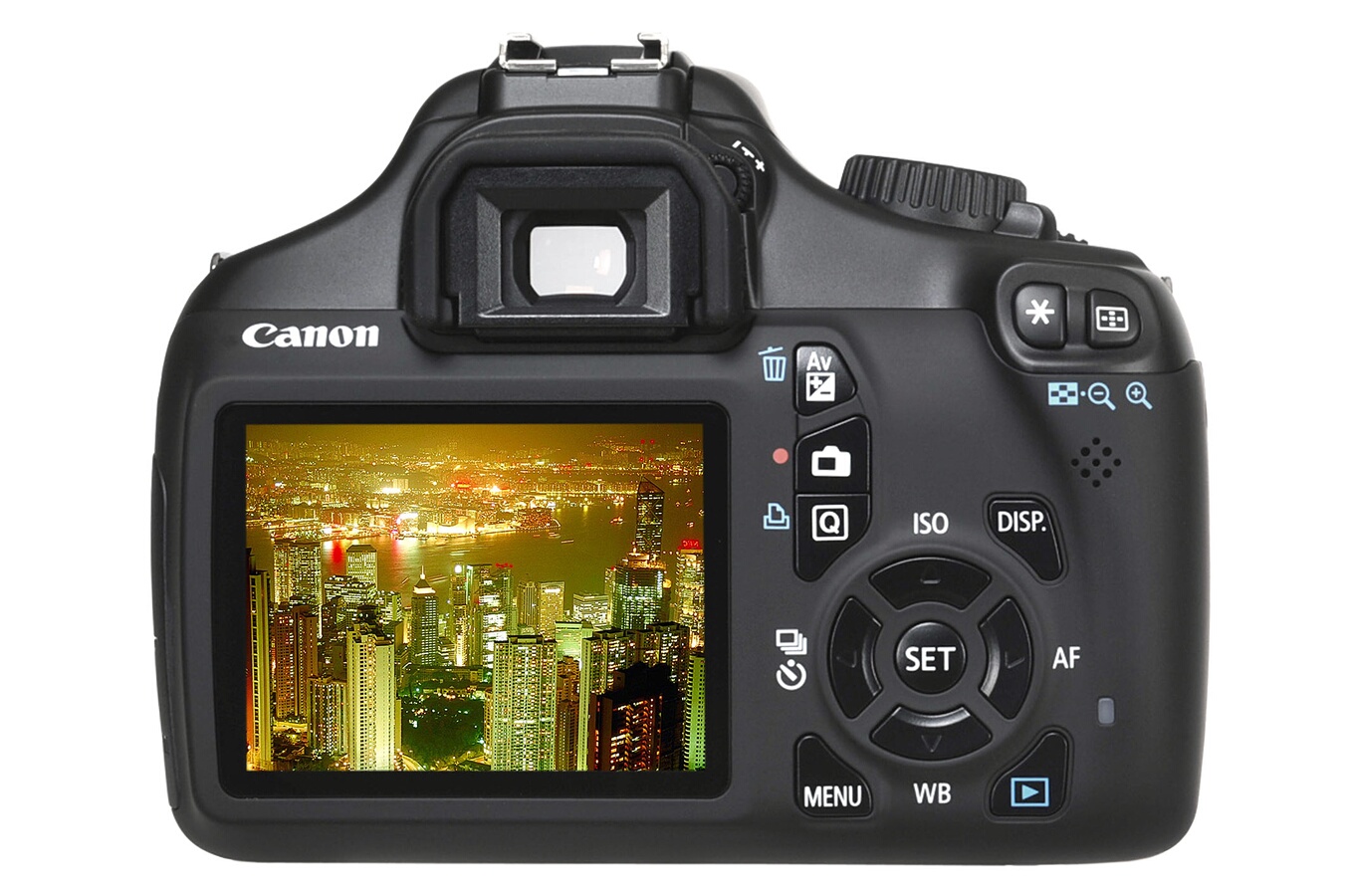 Reflex Canon EOS1100D + EF S 18 55 DC + EF 75 300 DC (1318152) | Darty