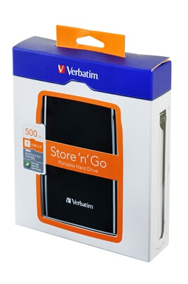 Verbatim Store 'n' Go 500 Go USB 2.0 Noir