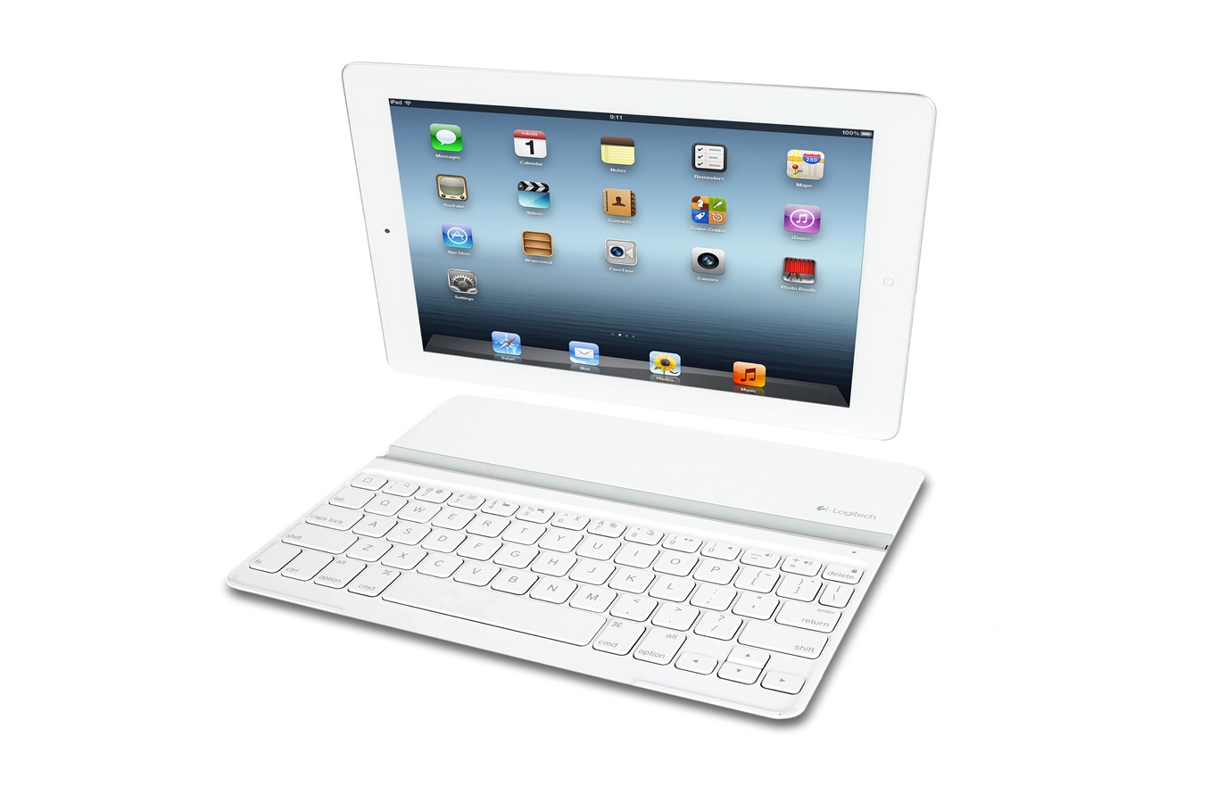 Clavier Logitech Ultrathin Keyboard Cover iPad Blanc ULTRA THIN