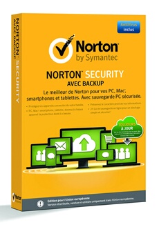 NORTON SECURITY AVEC BACKUP 2015 - 10 Appareils