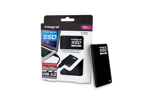 Disque SSD Integral Portable 128Go USB 3.0