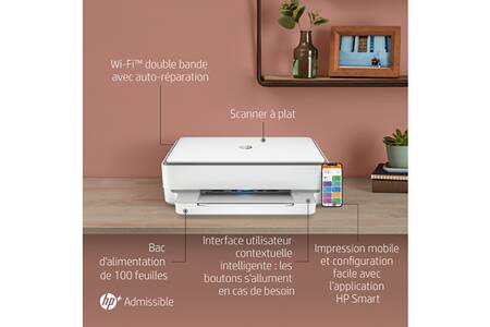 Imprimante Multifonction Hp ENVY 6030e Eligible A Instant Ink HP ENVY