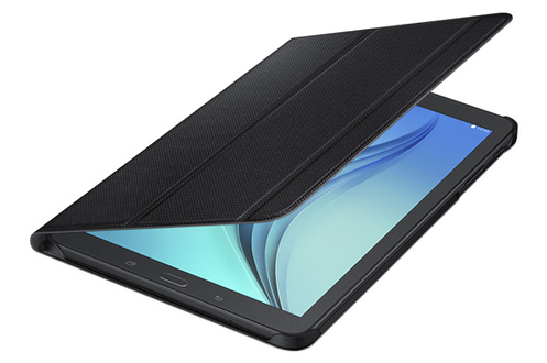 Housse et étui pour tablette Samsung Etui à rabat noir pour Samsung