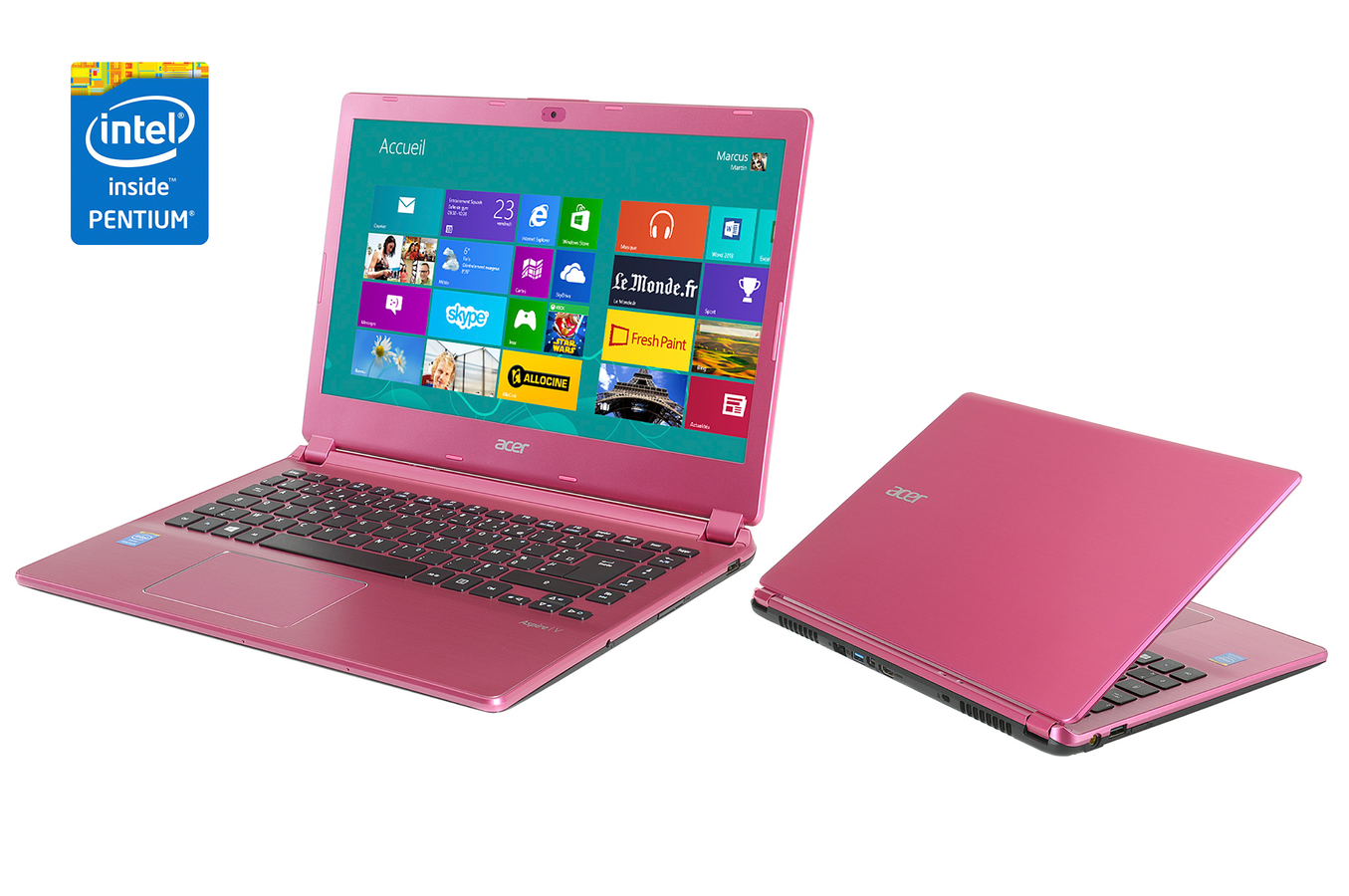 PC portable Acer Aspire V5 472 21174G Rose ASPIRE V5 472 21174G