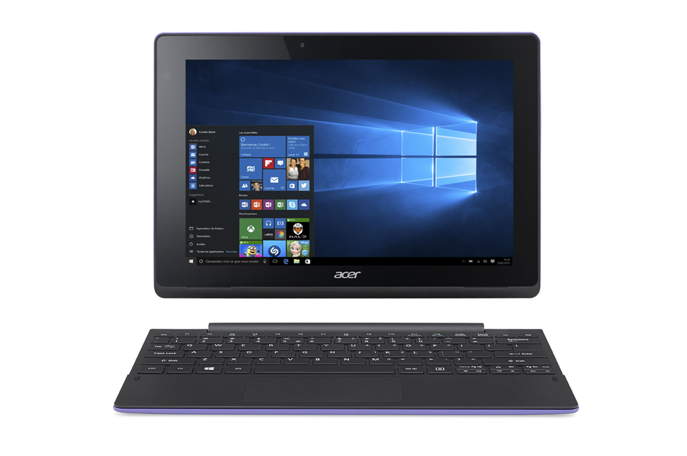 Acer Aspire Switch 10 E 32 Go SSD + 500 Go HDD violet : tablette ou PC