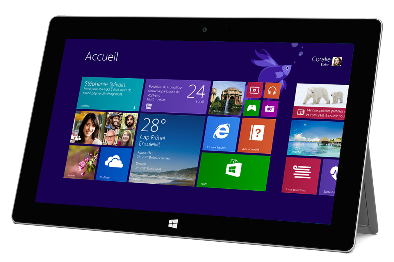 PC Hybride / PC 2 en 1 Microsoft Surface 2 32 Go