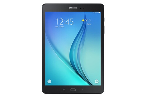SAMSUNG Galaxy Tab A 9.7?? (SM-T550) Noir Quad Core 1.2 GHz Ecran 9.7.pouces 1.5.Go 16.Go Wi-Fi Bluetooth Android 5.0 Lollipop--3/4 fois sans frais jusqu?au 08/09