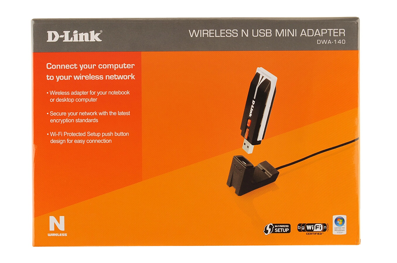 Clé WiFi / dongle WiFi Dlink Adaptateur Wifi N DWA140 DWA140