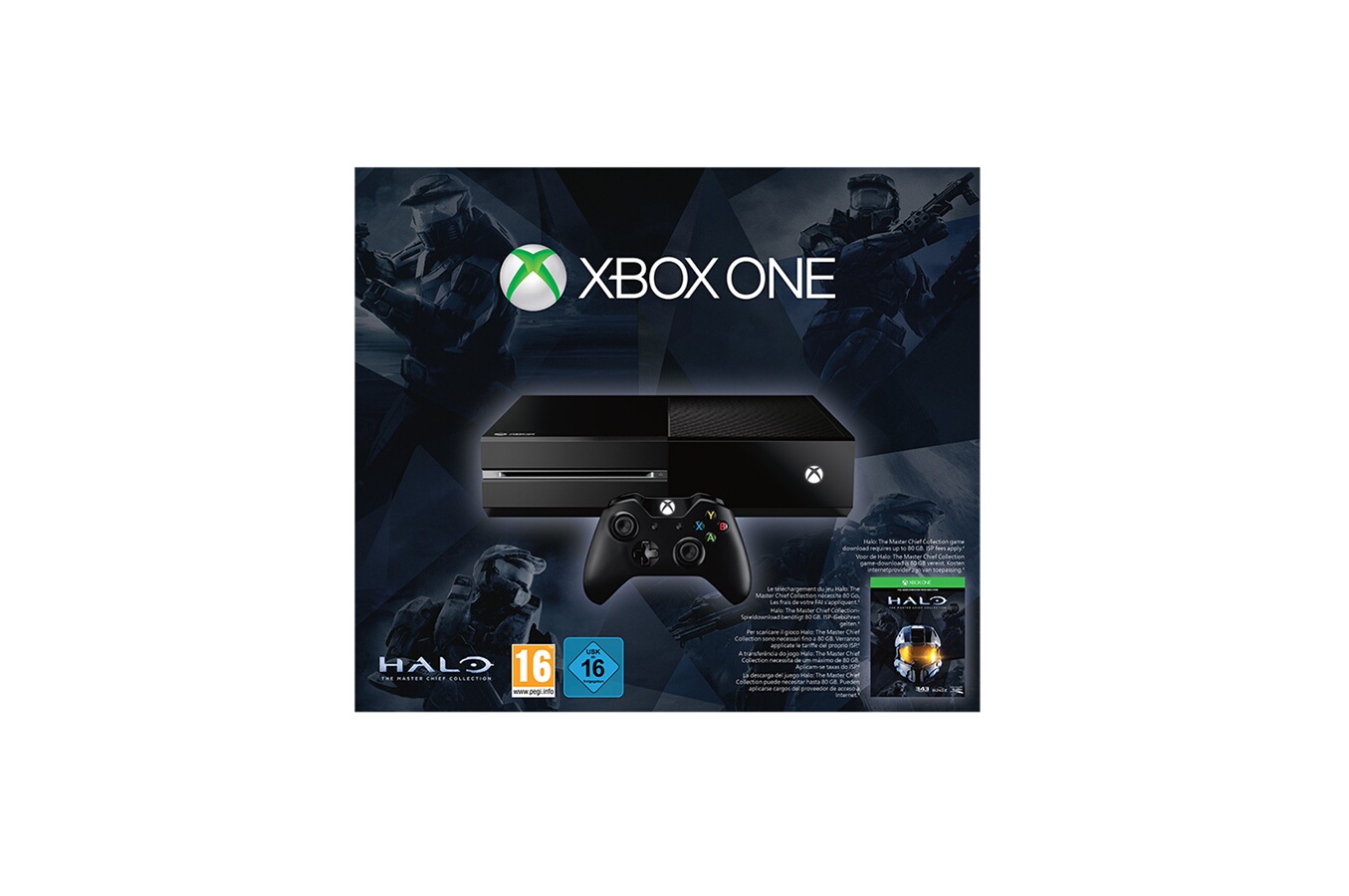 Consoles Xbox One Microsoft XBOX ONE + HALO (4098269) Darty
