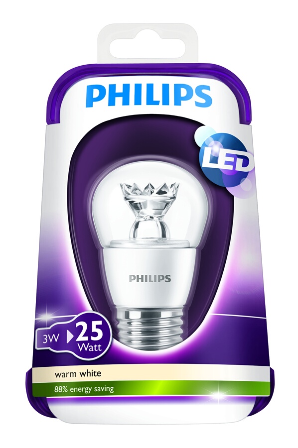 Ampoule LED Philips SPHERIQUE 3W(25W) CULOT E27 (4021703) | Darty