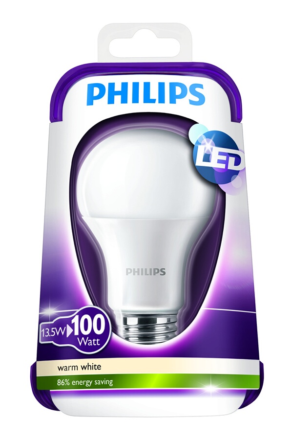 Ampoule LED Philips STANDARD 13,5W (100W) CULOT E27 LED Standard