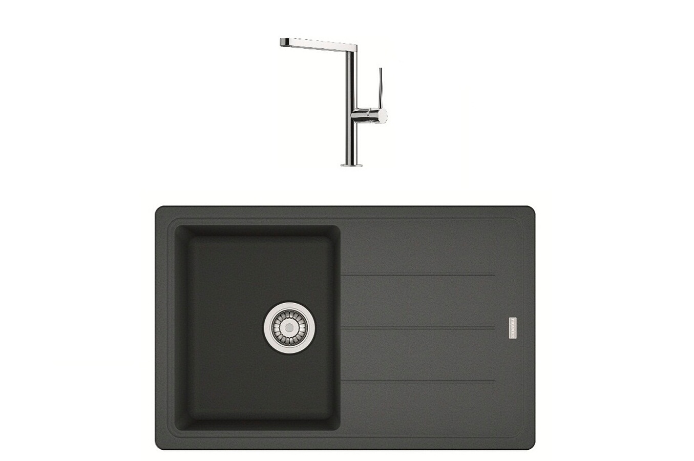 Franke BASIS BFG611 78 PLATINUM + MITIGEUR LOUNGE 024949 (4046722