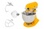 Kitchenaid 5KSM150 PSEYP JAUNE TOURNESOL