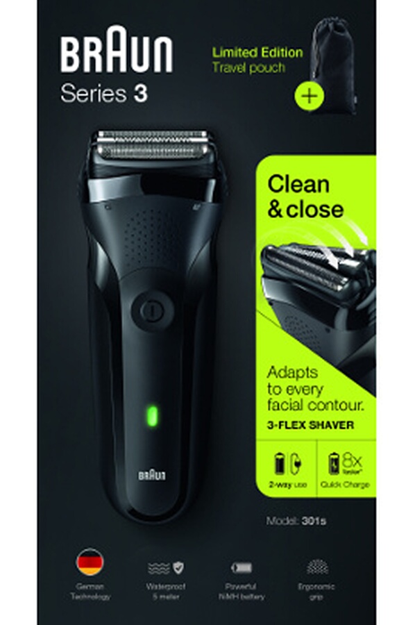 Rasoir électrique Braun SERIES 3 301S (4299957) | Darty
